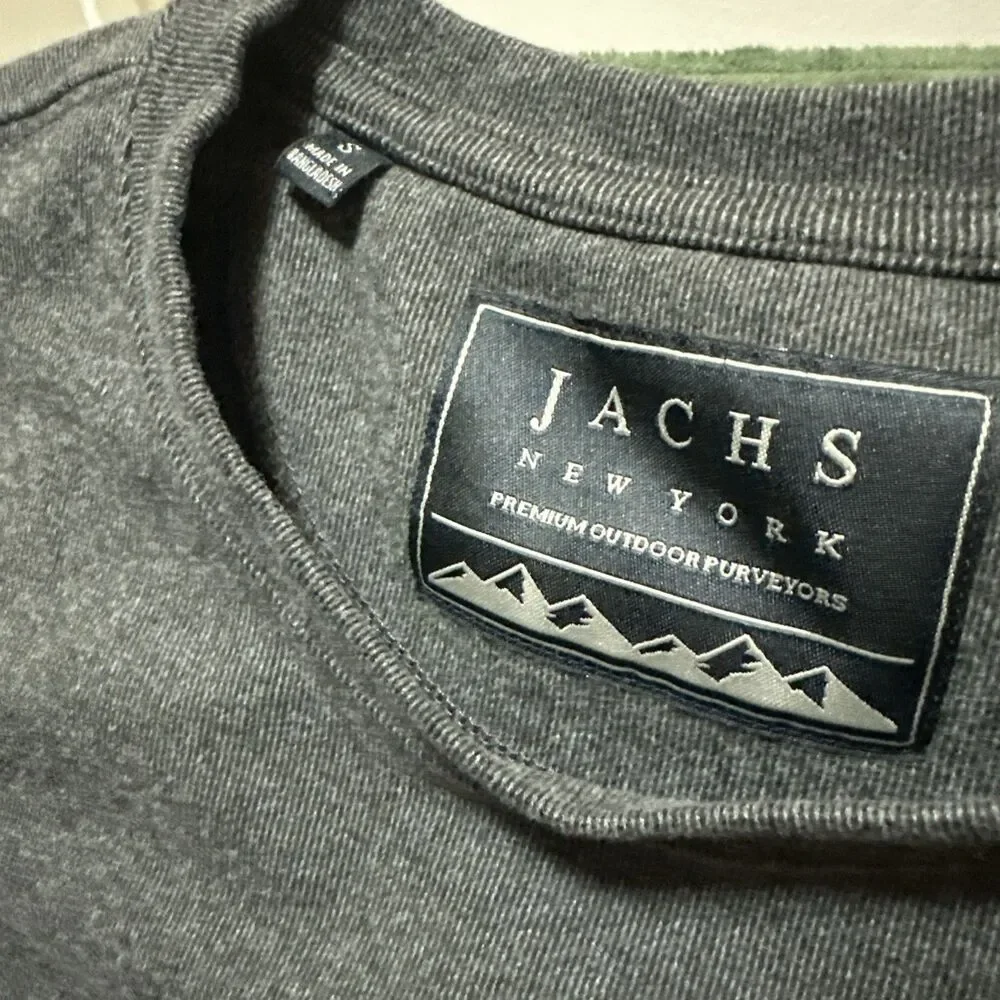 Jachs New York Sweater Men's Small Black Long Sleeve Crewneck
